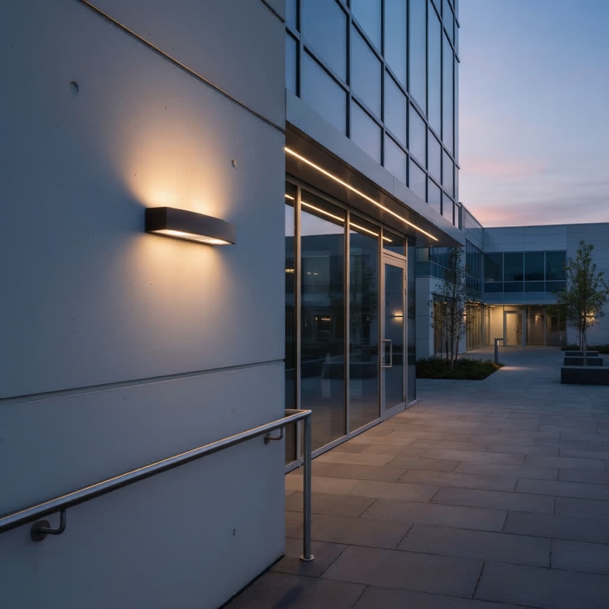 Ideal Lux - Екстериорен аплик ANDROMEDA 2xE27/60W/230V IP55 кафяв