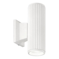 Ideal Lux - Екстериорен аплик BASE 2xGU10/28W/230V IP44 бял
