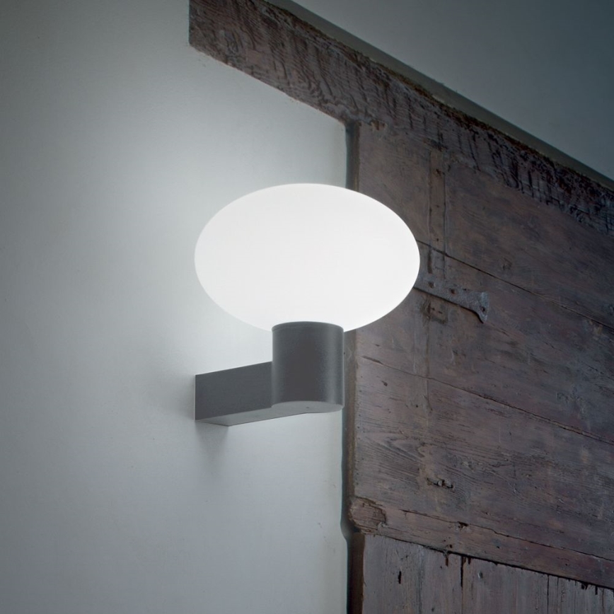 Ideal Lux - Екстериорен аплик CLIO 1xE27/42W/230V IP44 антрацит