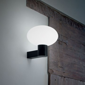 Ideal Lux - Екстериорен аплик CLIO 1xE27/42W/230V IP44 черен