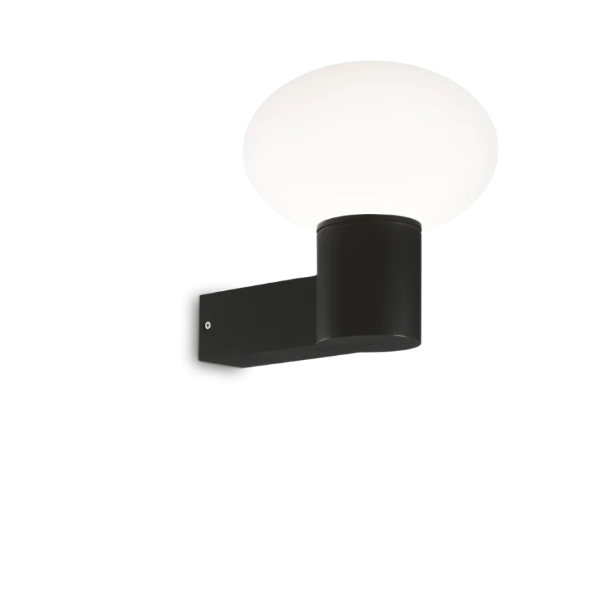 Ideal Lux - Екстериорен аплик CLIO 1xE27/42W/230V IP44 черен