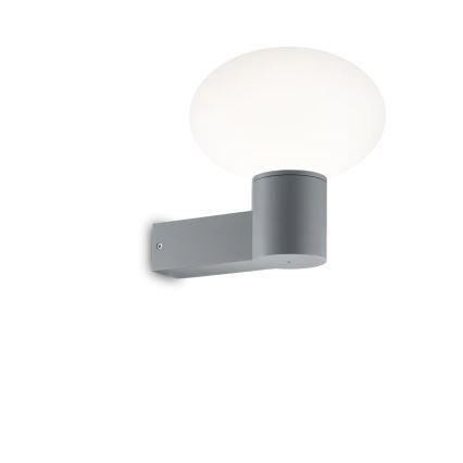 Ideal Lux - Екстериорен аплик CLIO 1xE27/42W/230V IP44 сив