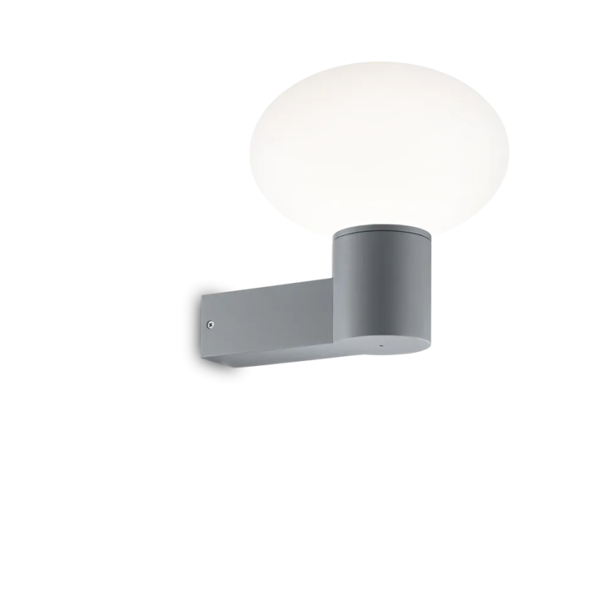 Ideal Lux - Екстериорен аплик CLIO 1xE27/42W/230V IP44 сив
