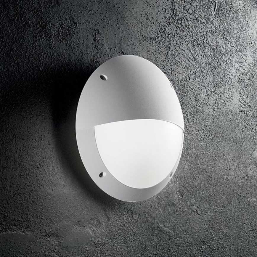 Ideal Lux - Екстериорен аплик LUCIA 1xE27/23W/230V IP66 бял