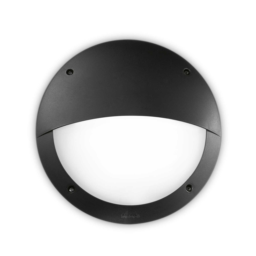 Ideal Lux - Екстериорен аплик LUCIA 1xE27/23W/230V IP66 черен