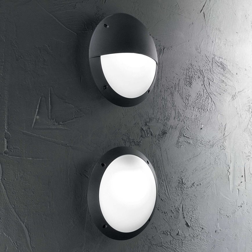 Ideal Lux - Екстериорен аплик LUCIA 1xE27/23W/230V IP66 черен