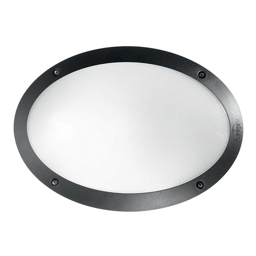 Ideal Lux - Екстериорен аплик MADDI 1xE27/23W/230V IP66 черен