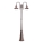 Ideal Lux - Екстериорна лампа CIMA 2xE27/52W/230V 216 см IP43 кафяв