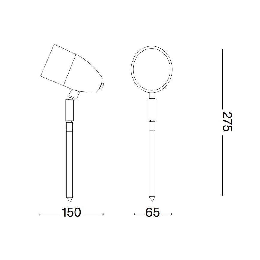 Ideal Lux - Екстериорна лампа INSIDE 1xG9/15W/230V 27,5 см IP54 черен