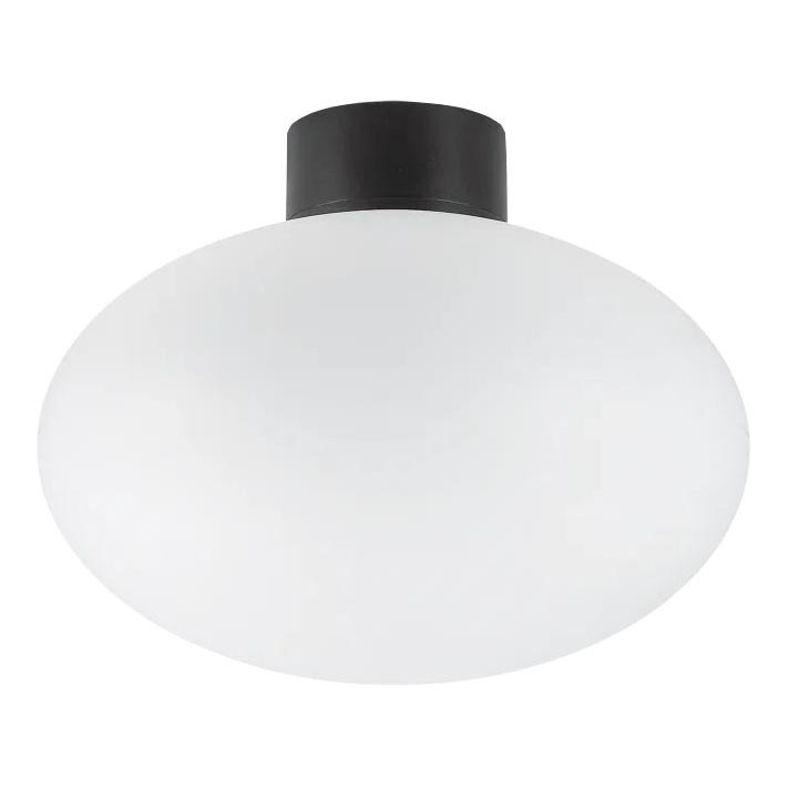 Ideal Lux - Екстериорна лампа за таван CLIO 1xE27/42W/230V IP44 черен