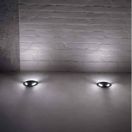 Ideal Lux - Екстериорна LED лампа за алея CECI 1xGU10/4,5W/230V IP67 черен