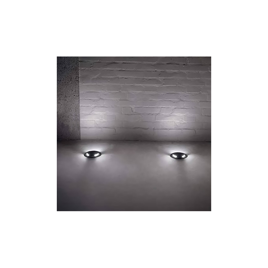Ideal Lux - Екстериорна LED лампа за алея CECI 1xGU10/4,5W/230V IP67 черен