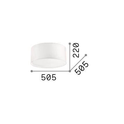 Ideal Lux - Лампа за таван 3xE27/60W/230V