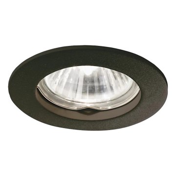 Ideal Lux - Лампа за вграждане JAZZ 1xGU10/50W/230V черен