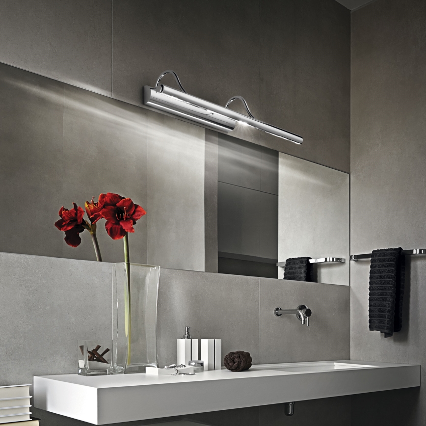 Ideal Lux - Лампа за картина MIRROR 4xG9/28W/230V лъскав хром