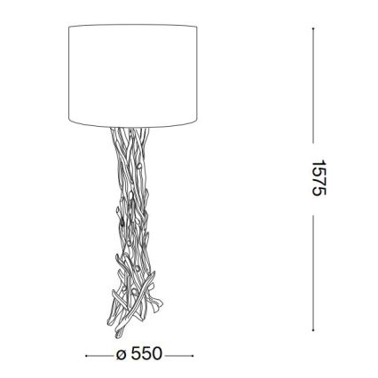 Ideal Lux - Лампион DRIFTWOOD 1xE27/60W/230V гуава
