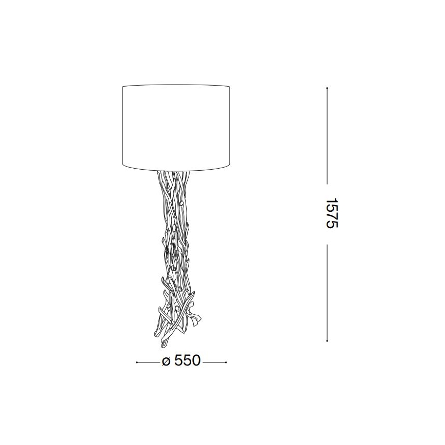 Ideal Lux - Лампион DRIFTWOOD 1xE27/60W/230V гуава