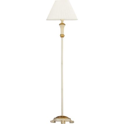 Ideal Lux - Лампион FIRENZE 1xE14/40W/230V бял/златист