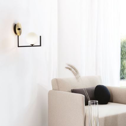 Ideal Lux - LED Аплик BIRDS 1xG9/3W/230V черен/златист