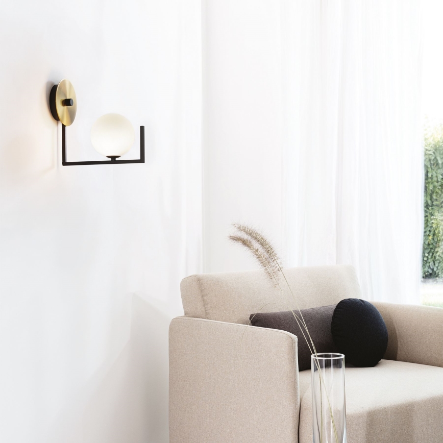Ideal Lux - LED Аплик BIRDS 1xG9/3W/230V черен/златист