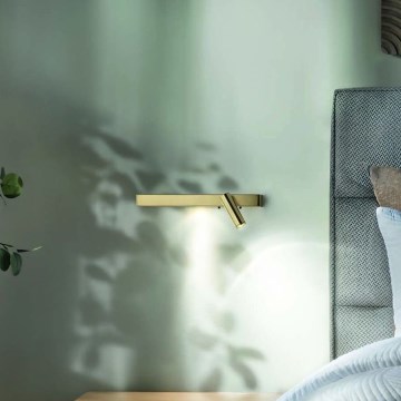 Ideal Lux - LED аплик BONNE 2xLED/6,5W/230V CRI 90 златист