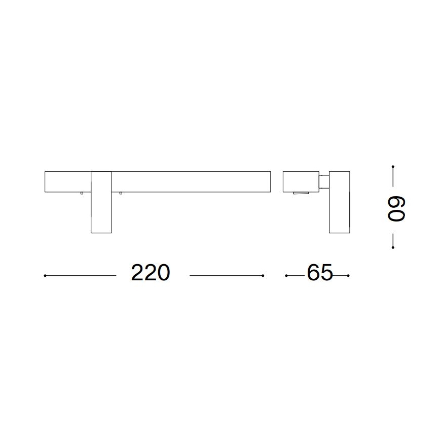 Ideal Lux - LED аплик BONNE LED/6,5W/230V CRI 90 бял