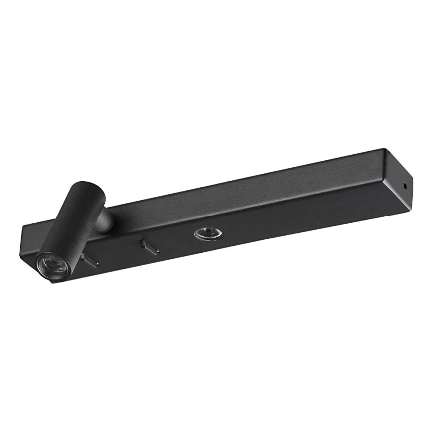 Ideal Lux - LED аплик BONNE LED/6,5W/230V CRI 90 черен
