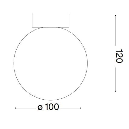 Ideal Lux - LED аплик CARTA 1xG9/3W/230V Ø 10 см бял