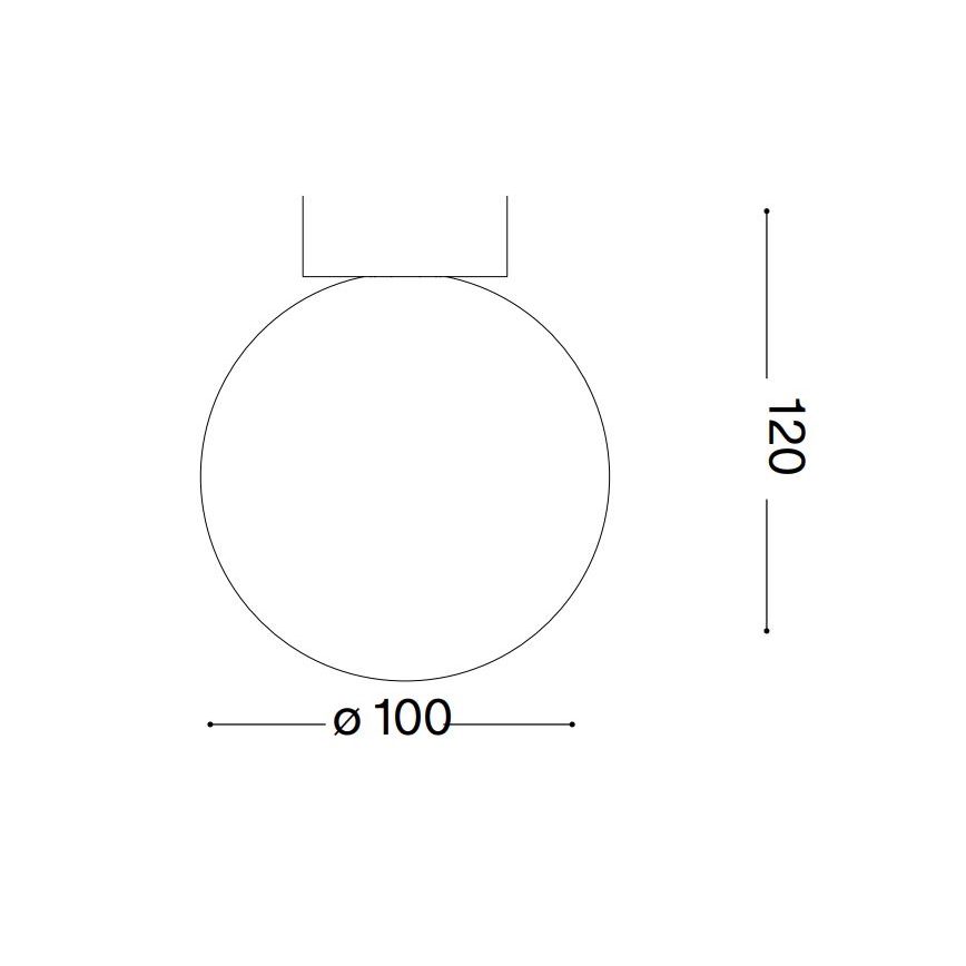 Ideal Lux - LED аплик CARTA 1xG9/3W/230V Ø 10 см бял
