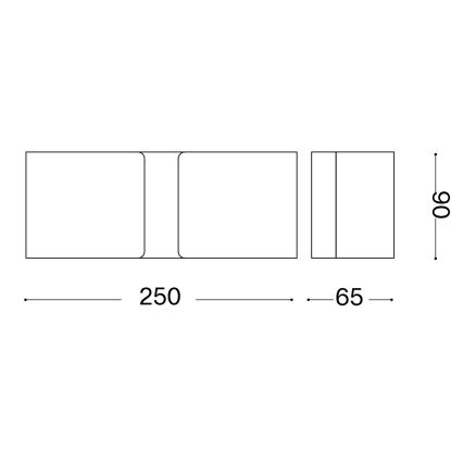 Ideal Lux - LED аплик CLIP 2xG9/3W/230V кафяв