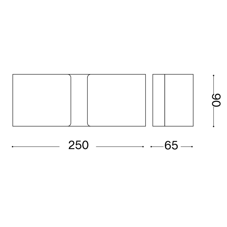 Ideal Lux - LED аплик CLIP 2xG9/3W/230V кафяв