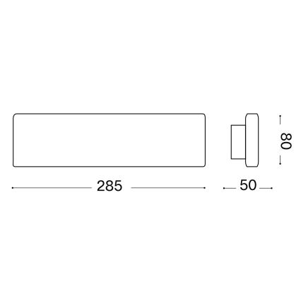 Ideal Lux - LED аплик DESK LED/12,5W/230V CRI 90 черен