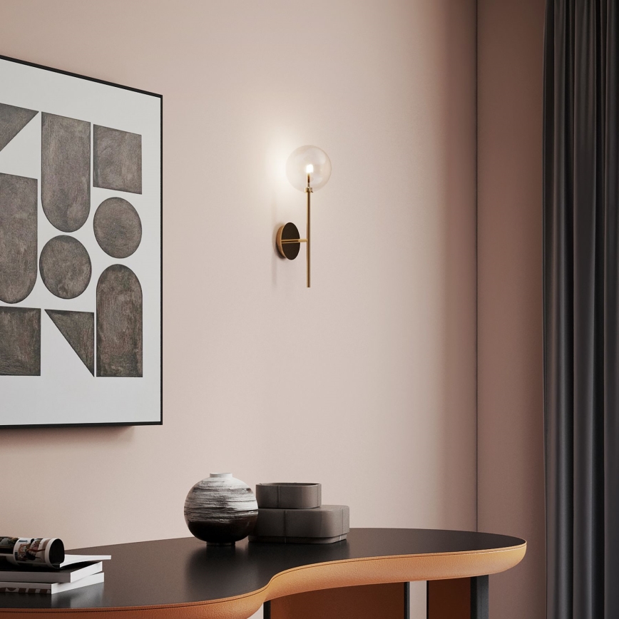 Ideal Lux - LED Аплик EQUINOXE 1xG4/2W/230V месинг/прозрачен