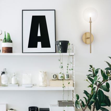 Ideal Lux - LED Аплик EQUINOXE 1xG4/2W/230V месинг/прозрачен