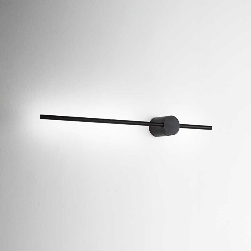 Ideal Lux - LED аплик ESSENCE LED/12W/230V 4000K 70 см CRI 90 черен
