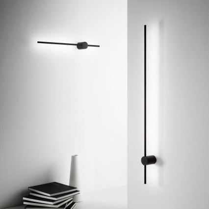 Ideal Lux - LED аплик ESSENCE LED/19W/230V 3000K 124 см CRI 90 черен