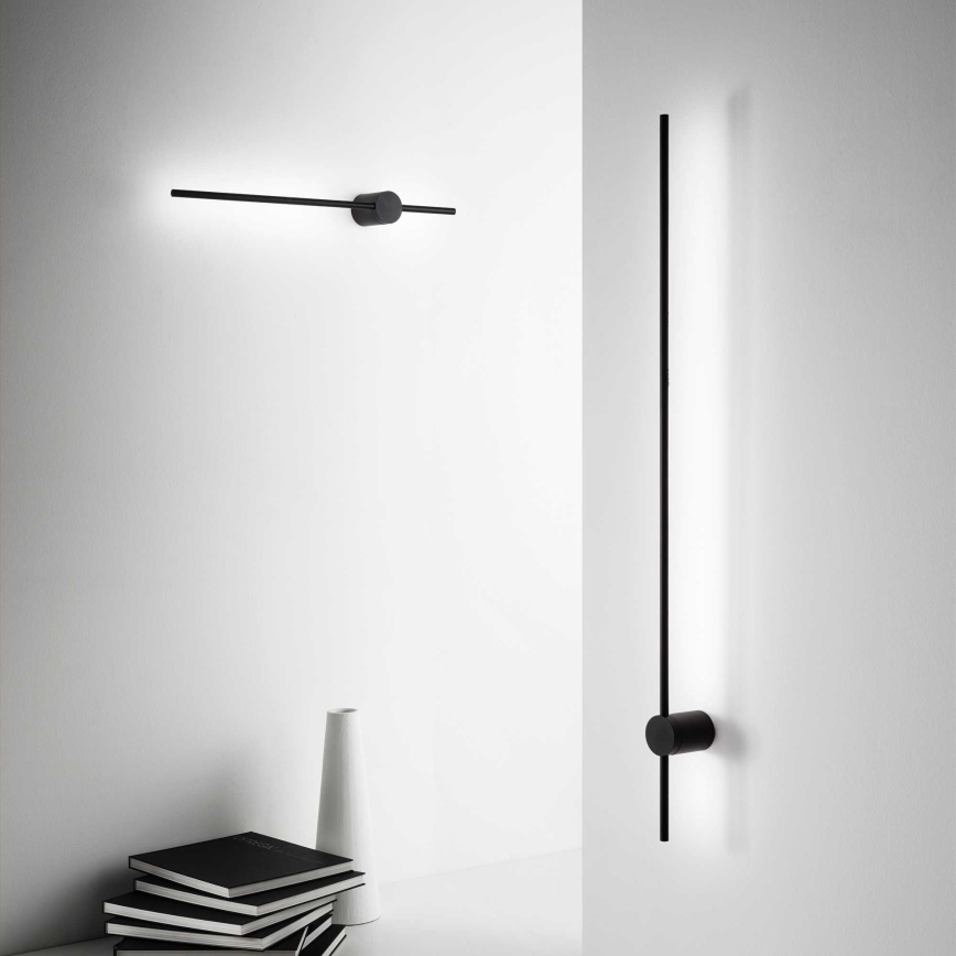 Ideal Lux - LED аплик ESSENCE LED/19W/230V 3000K 124 см CRI 90 черен