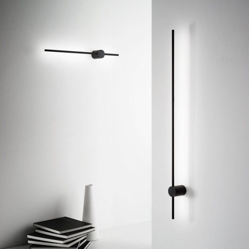 Ideal Lux - LED аплик ESSENCE LED/19W/230V 4000K 124 см CRI 90 черен
