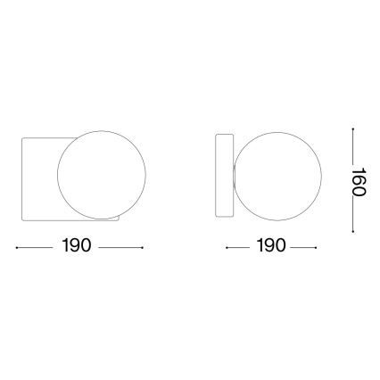 Ideal Lux - LED аплик PENTA 1xG9/3W/230V златист