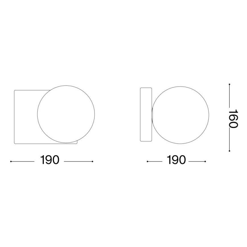 Ideal Lux - LED аплик PENTA 1xG9/3W/230V златист