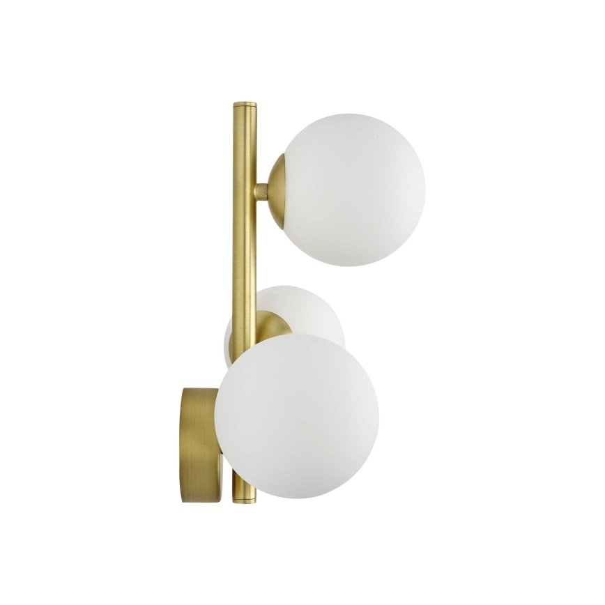 Ideal Lux - LED аплик PERLAGE 3xG9/3W/230V златист/бял