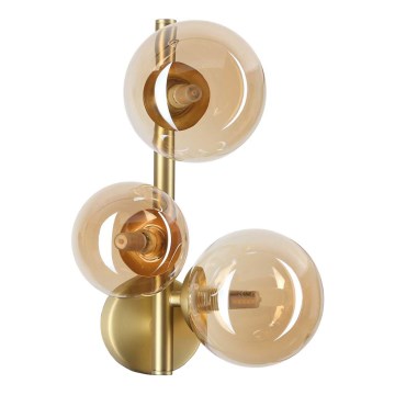 Ideal Lux - LED аплик PERLAGE 3xG9/3W/230V златист/опушен