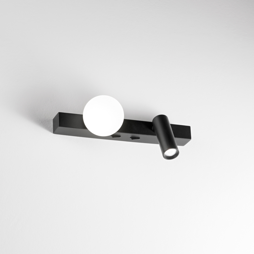 Ideal Lux - LED аплик PING PONG 2xLED/3W/230V CRI 90 черен