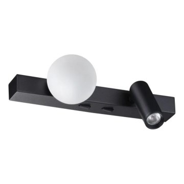 Ideal Lux - LED аплик PING PONG 2xLED/3W/230V CRI 90 черен