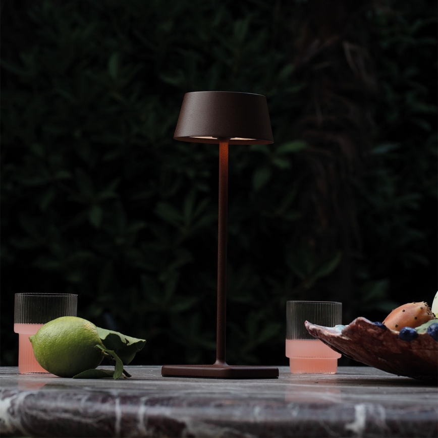 Ideal Lux - LED Димируем докосване екстериорен лампа PURE LED/1,5W/3,7V 2200 mAh CRI 90 IP54 кафяв