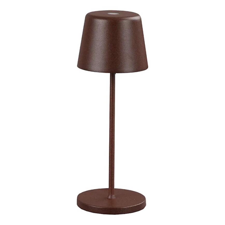 Ideal Lux - LED Димируем докосване екстериорен настолна лампа CUTE LED/2,5W/3,7V 3000 mAh USB 2200-2700K IP65 кафяв