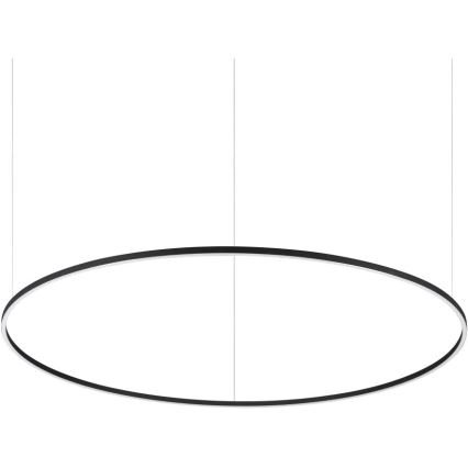 Ideal Lux - LED Димируем пендел ORACLE SLIM LED/83W/230V 4000K Ø 150 см CRI 90 черен