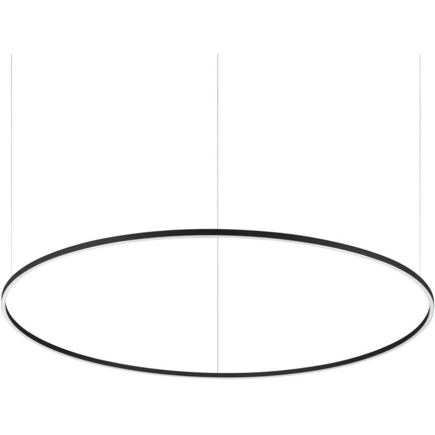 Ideal Lux - LED Димируем пендел ORACLE SLIM LED/83W/230V 4000K Ø 150 см CRI 90 черен