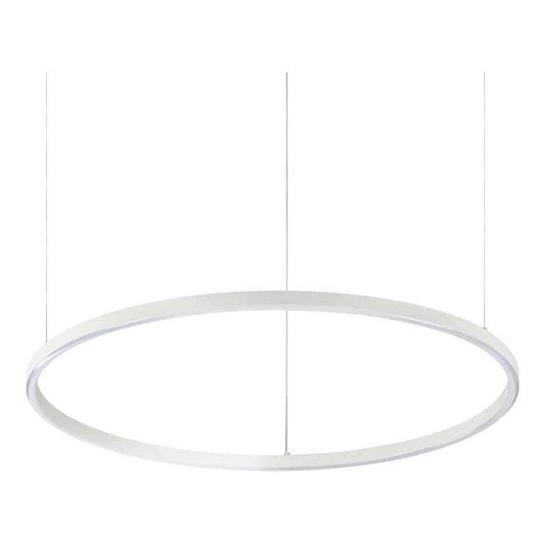 Ideal Lux - LED Димируем пендел ORACLE SLIM LED/39W/230V 3000K Ø 70 см бял