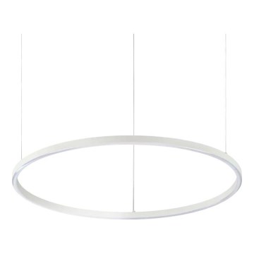 Ideal Lux - LED Димируем пендел ORACLE SLIM LED/40W/230V 4000K Ø 70 см CRI 90 бял